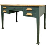 Vintage desk with 5 drawers