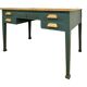Vintage desk with 5 drawers
