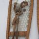 Old snowshoes made of wood and hoses