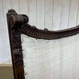 Walnut fireplace screen from the early 20th century