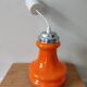 Chandelier suspension opaline orange space age vintage 60 70 s