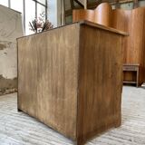 Aranjou elm brutalist desk