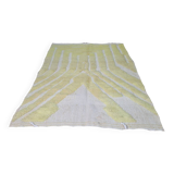 Tapis berbère jaune en laine fait main 250 x 150 cm
