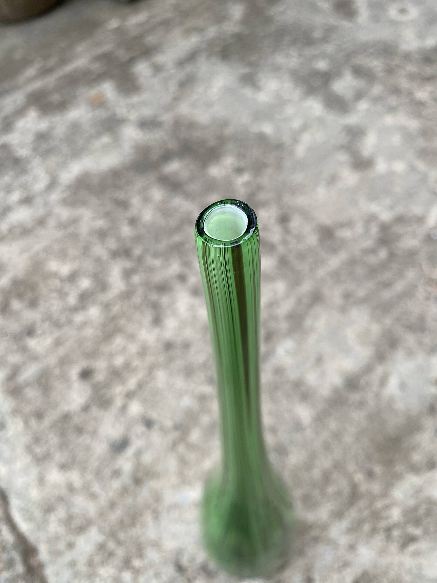 Large blown glass vase Murano Missoni