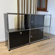 USM Haller commode in Graphite Black