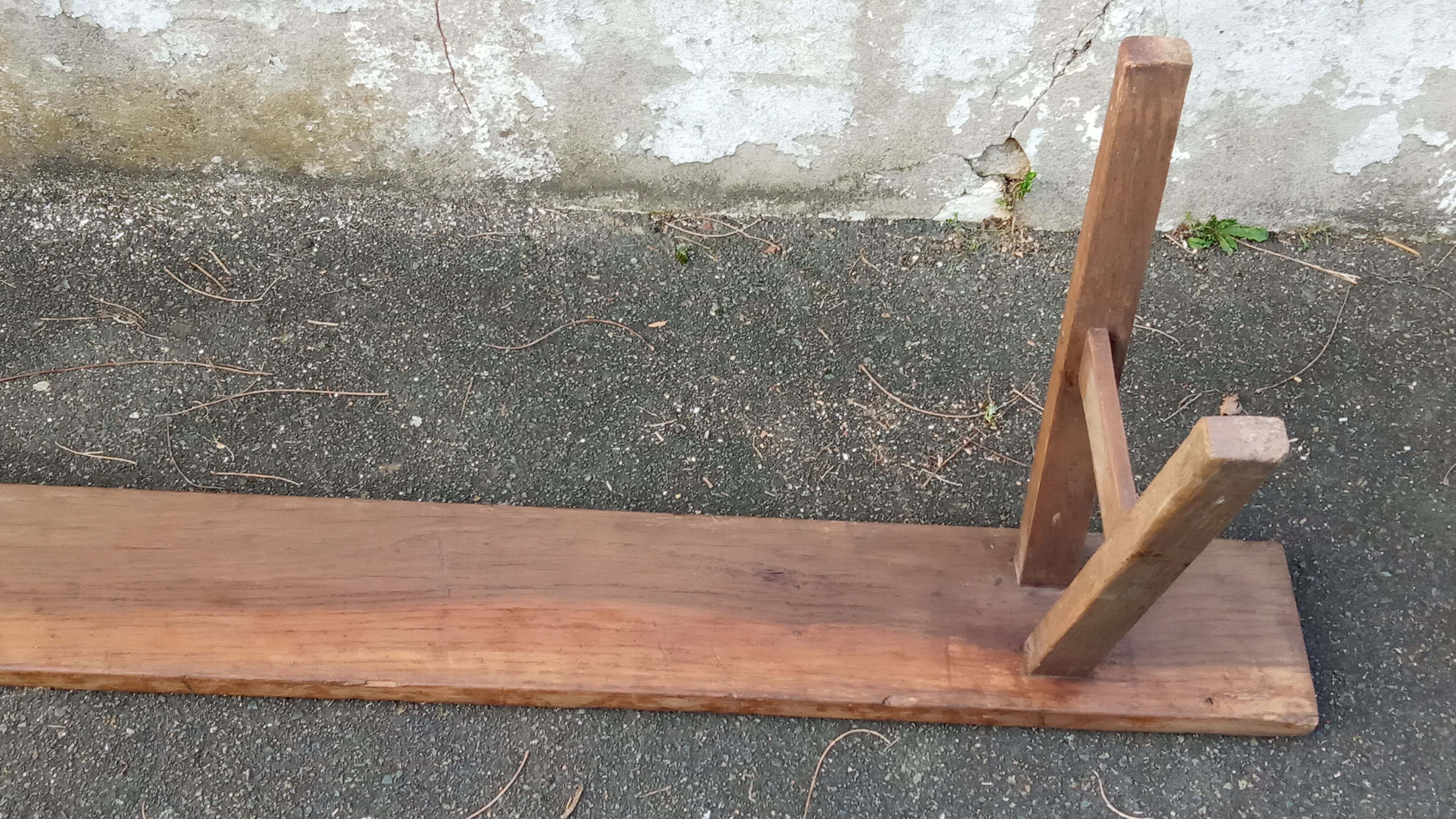 Oak farm bench