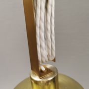 VERY rare original Vilhelm Lauritzen Gold Pendant for Louis Poulsen Denmark.