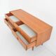Small Scandinavian sideboard with 4 drawers, vintage 1960.