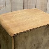 Bedsides pair in blond oak 1960