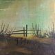 Oil on canvas The Old Bridge XX by A. (Armand) Silvestre.