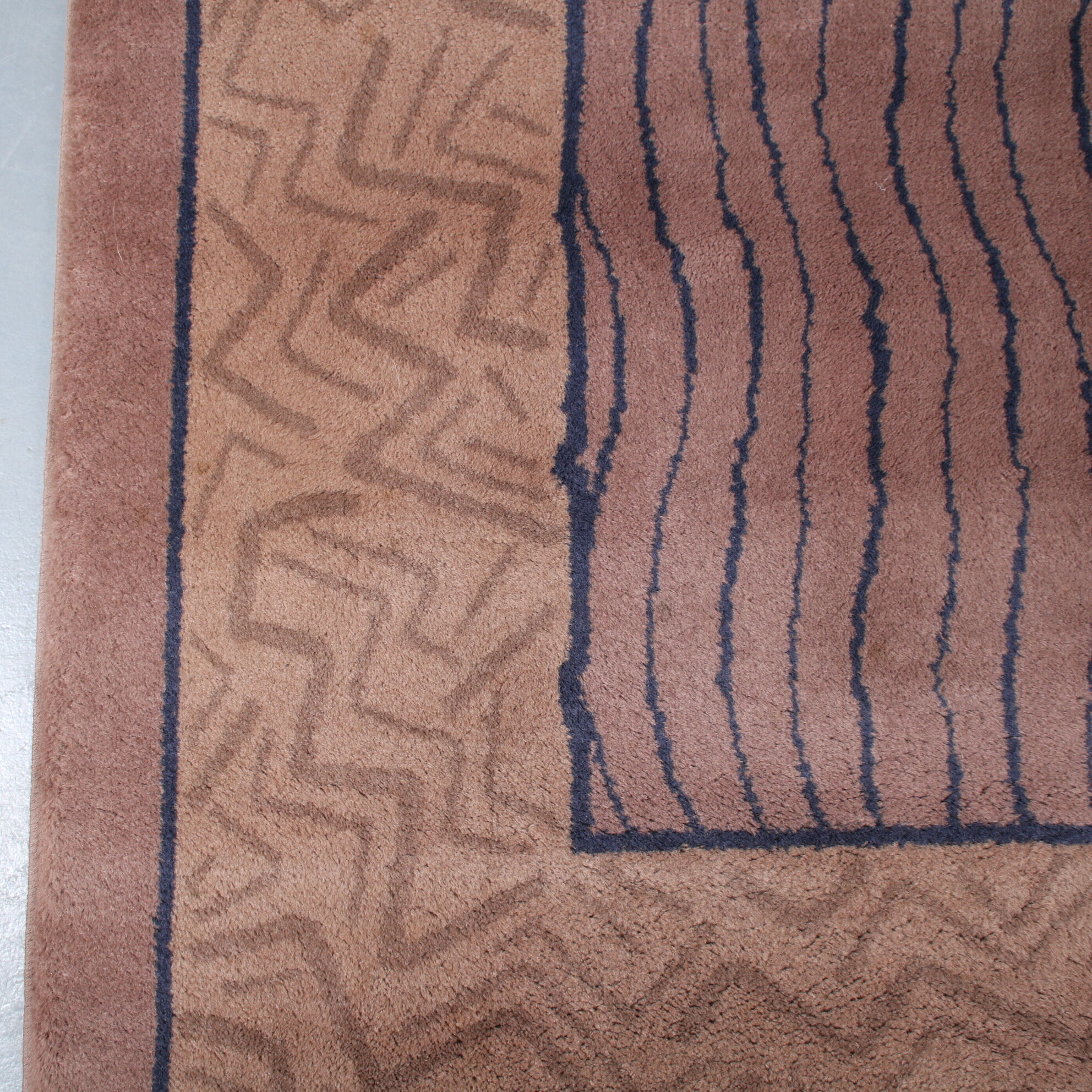 Tapis des années 1980 par Andrée Putman pour Gérard Toulemonde, France