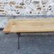 Bistro table in solid elm