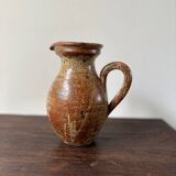 Vintage pyrite stoneware pitcher