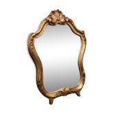 Miroir doré 30 x 20 cm