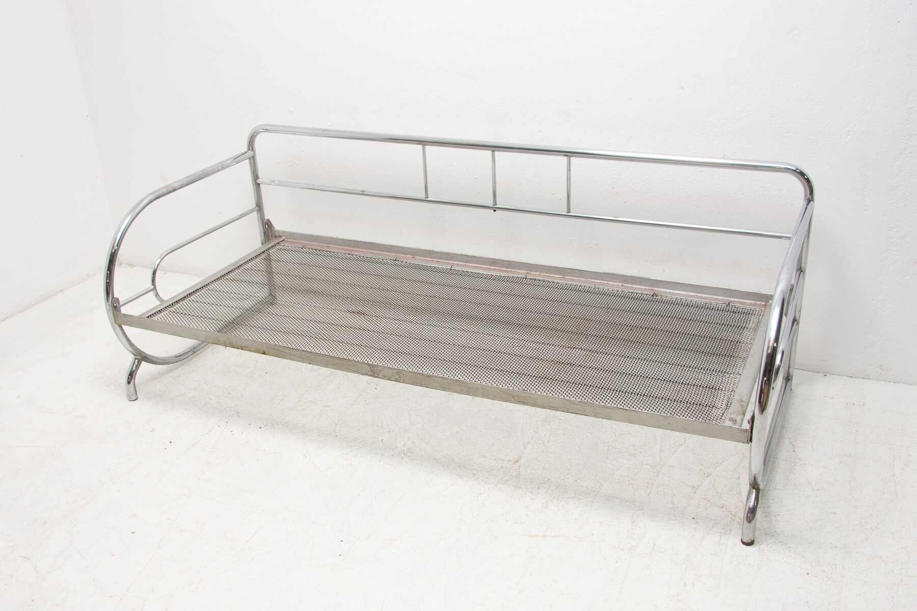 Chrome Bauhaus Sofa by Slezák Company, Bohemia, 1930 ´s