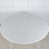 Garden set - 4 René Malaval chairs and table