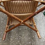 Rattan armchair