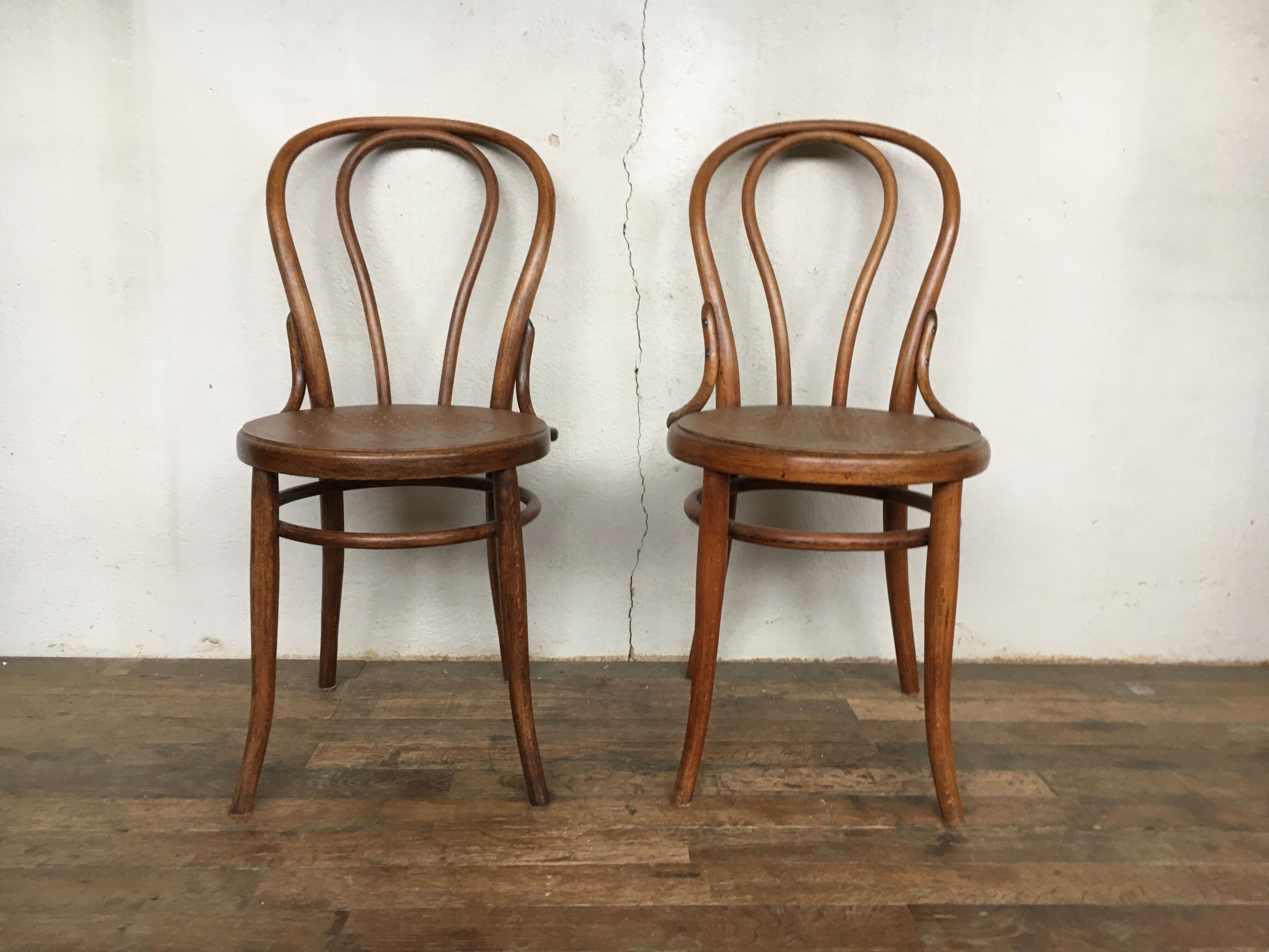 Pair of bistro chair number 14