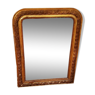 Miroir doré Louis Philippe