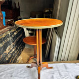 Side table / guéridon from the 19th century, tripod base "crowned dragon"