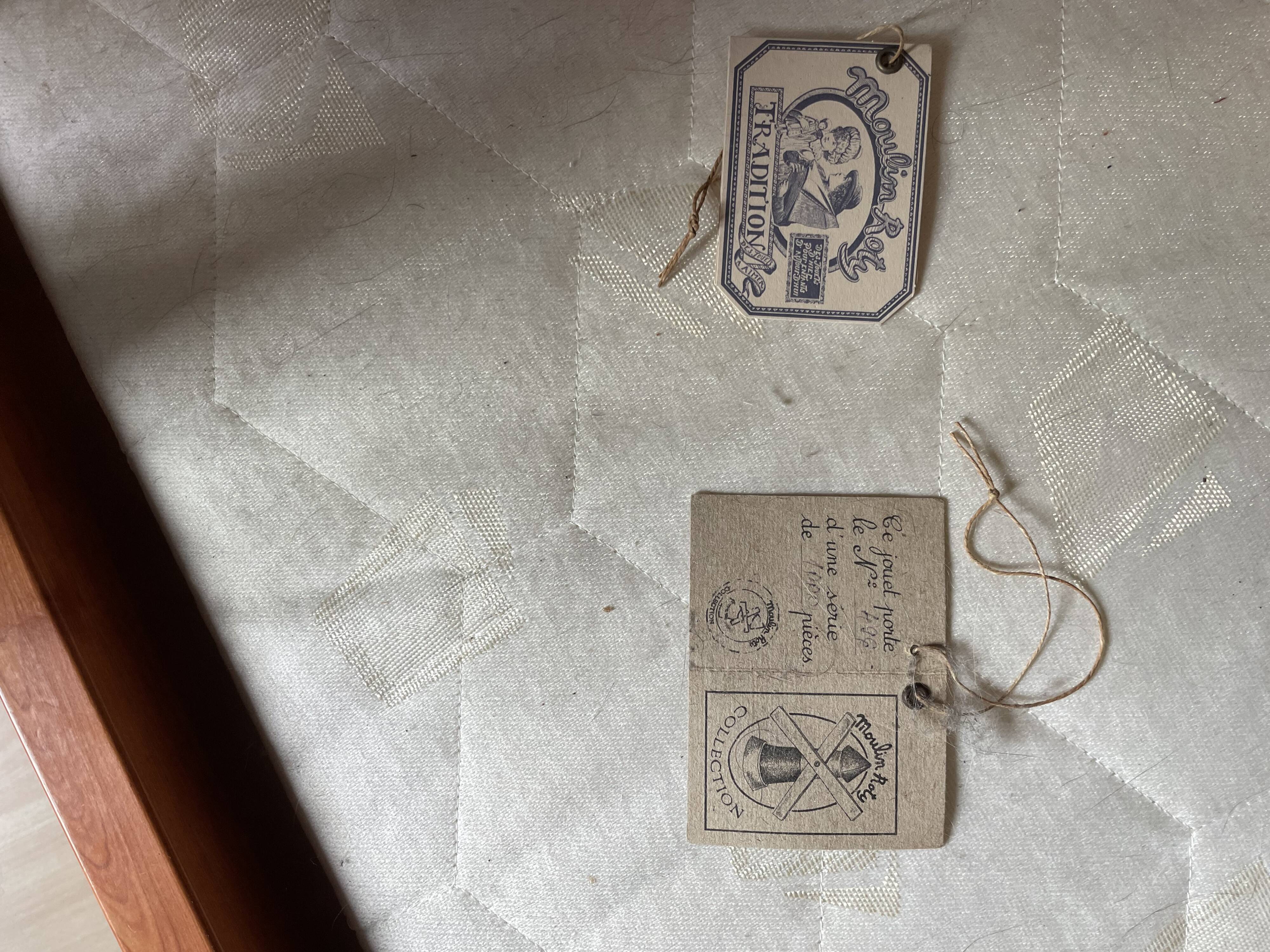 Tractor and trailer Brand Moulin Roty