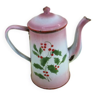 Enameled coffee pot