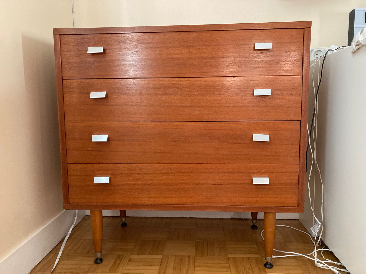 Teak chest of drawers 60s-70s