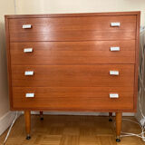 Teak chest of drawers 60s-70s