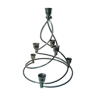 Silver candlestick spiral