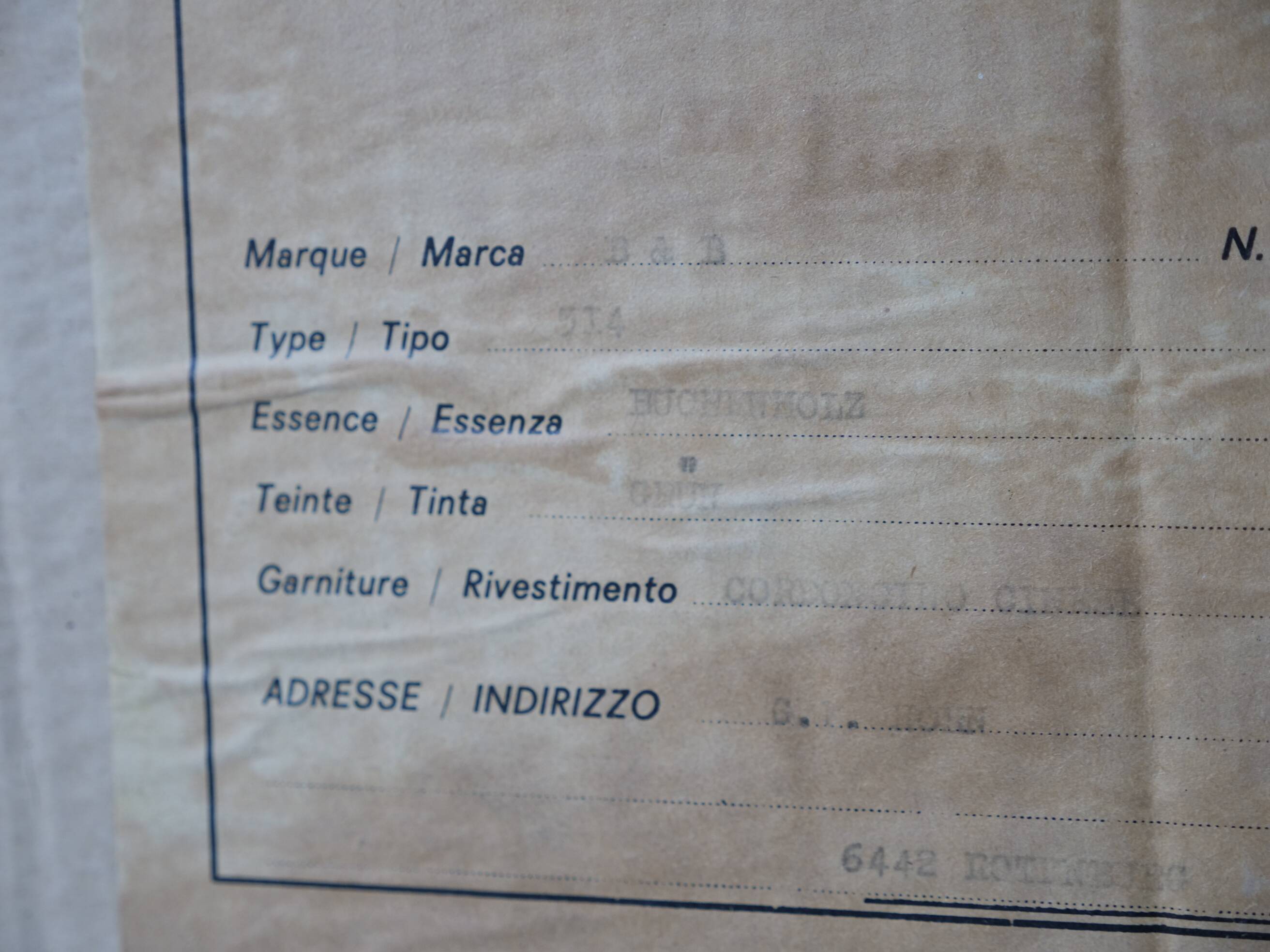 B&B Italy Wicker Chairs Table Colorful Mid-Century Design 60s 70s, Set of 5