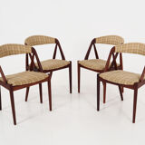 Teak chairs by Kai Kristiansen model 31 1970s