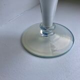 Serrated opaline vase 30/40s