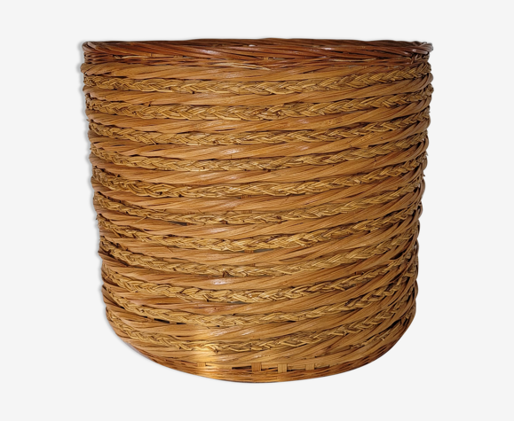 Cache pot en rotin