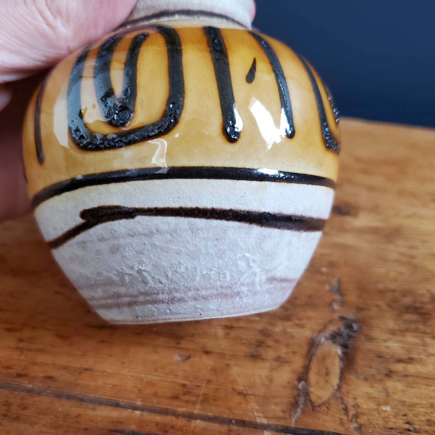 W. Germany ceramic ball vase