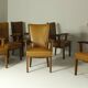 Armchairs by H. Wouda for H. Pander & Zn., 1920s, Set of 7