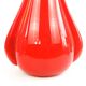 Mid-century modern vase, red glass, Poland, 1970s