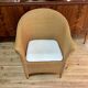 Fauteuil rotin Lloyd Loom 1980