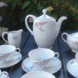 Coffee or tea service, bohemian porcelain circa 50s