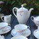 Coffee or tea service, bohemian porcelain circa 50s