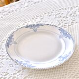 Large 19th century iron earth plates Creil & Montereau "Windsor"