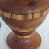 Wooden lamp base