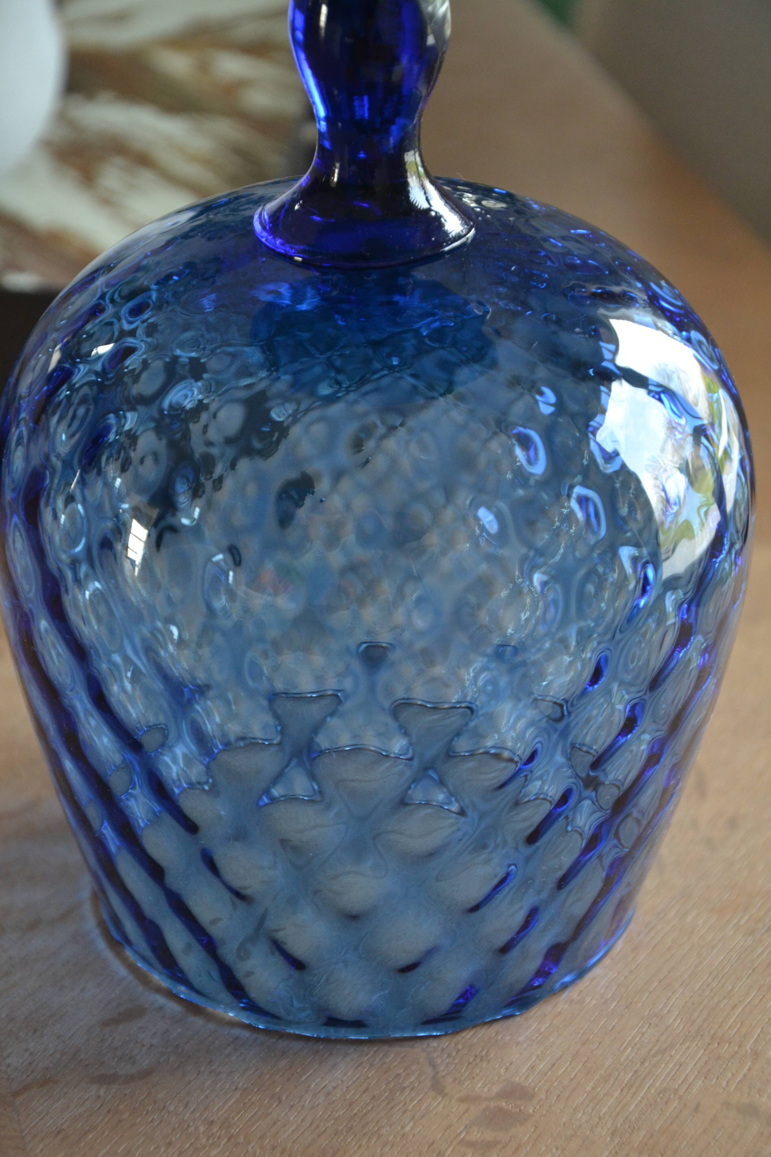 Vintage Empoli Glass Vase Cup