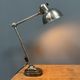 Polished Kaiser idell model 6726 workshop table lamp from the 1930s