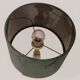 Vintage crystal bedside lamp in modernist / Art Deco / Hollywood style.