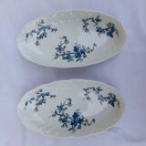 2 Bernardaud porcelain bowls - Saint-Saens model - 1970s