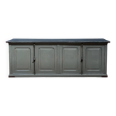 Antique painted wooden counter