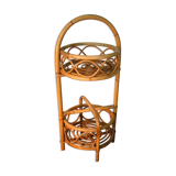 Rattan bottle holder