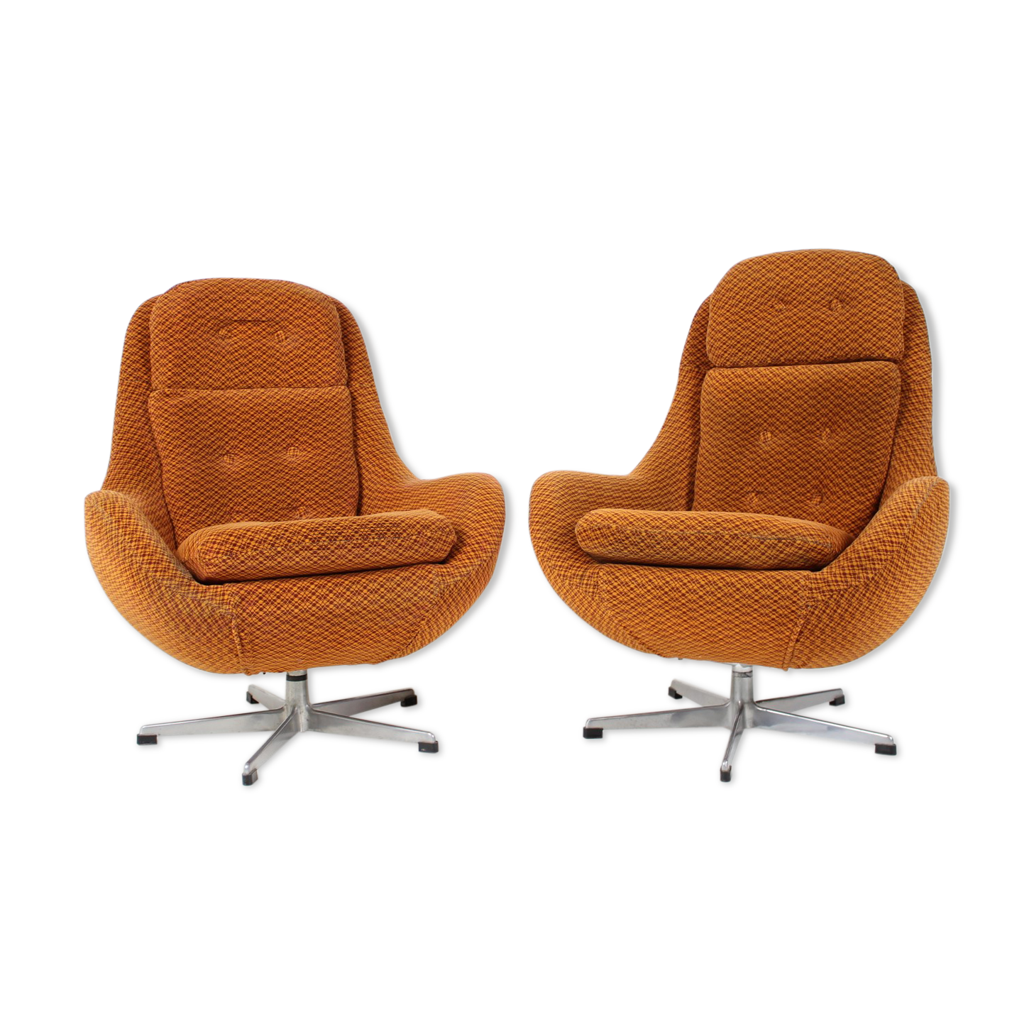 Paire de fauteuils, Interier Praha, Tchécoslovaquie