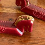 8 horse knife holders