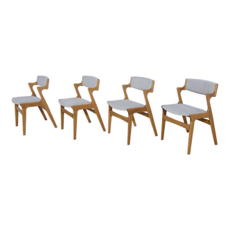 Chaises de salle à manger danoises du milieu du siècle de Nova Mobler, années 1960, ensemble de 4